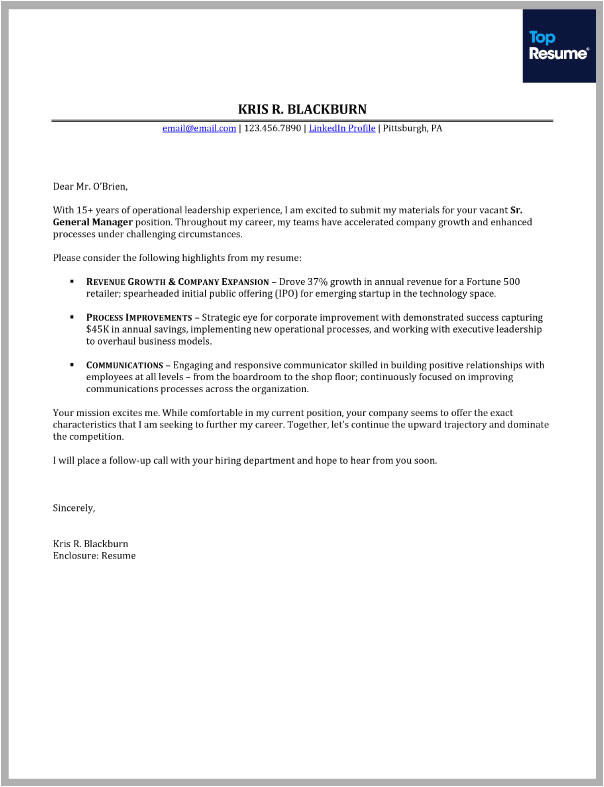 Www.cover Letter.com How to Write A Great Cover Letter topresume