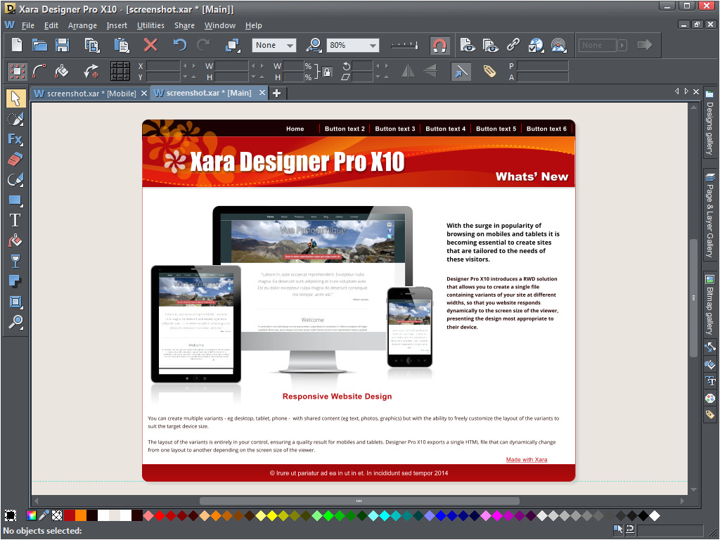 xara web designer 7 premium content pack download