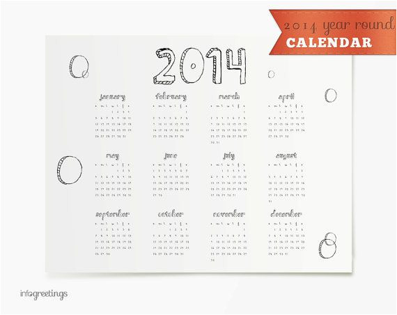 year round calendar