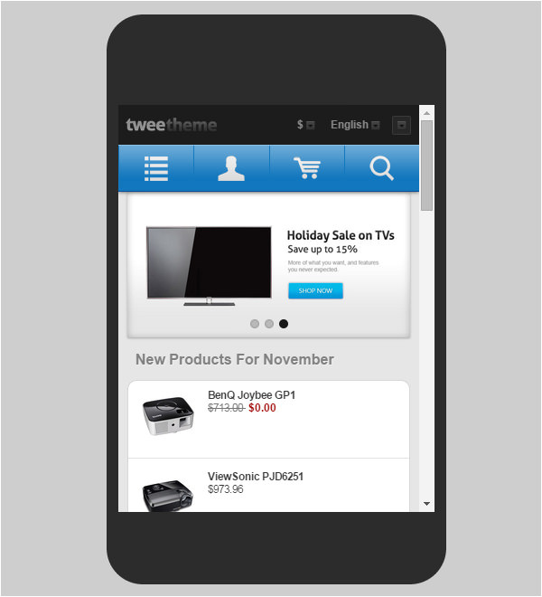 Zen Cart Mobile Template Zen Cart Mobile Website Templates themes Free