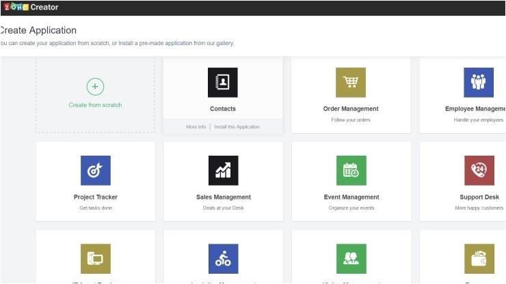 Zoho Creator Templates Zoho Creator Review Rating Pcmag Com
