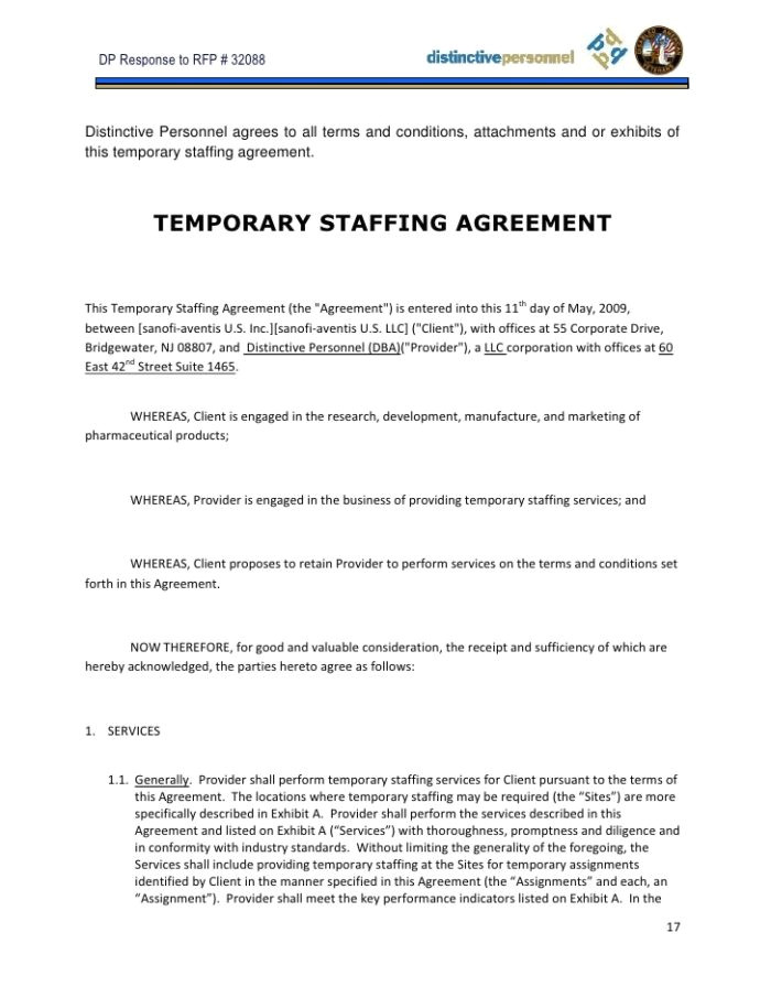 construction employee contract template