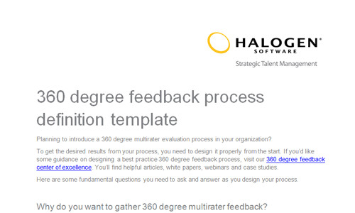 360 degree feedback forms and templates