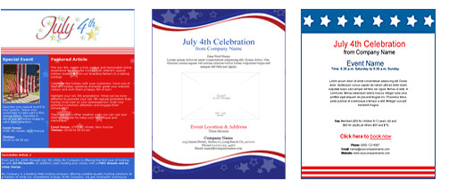 4th of july email templates and my summer camp story
