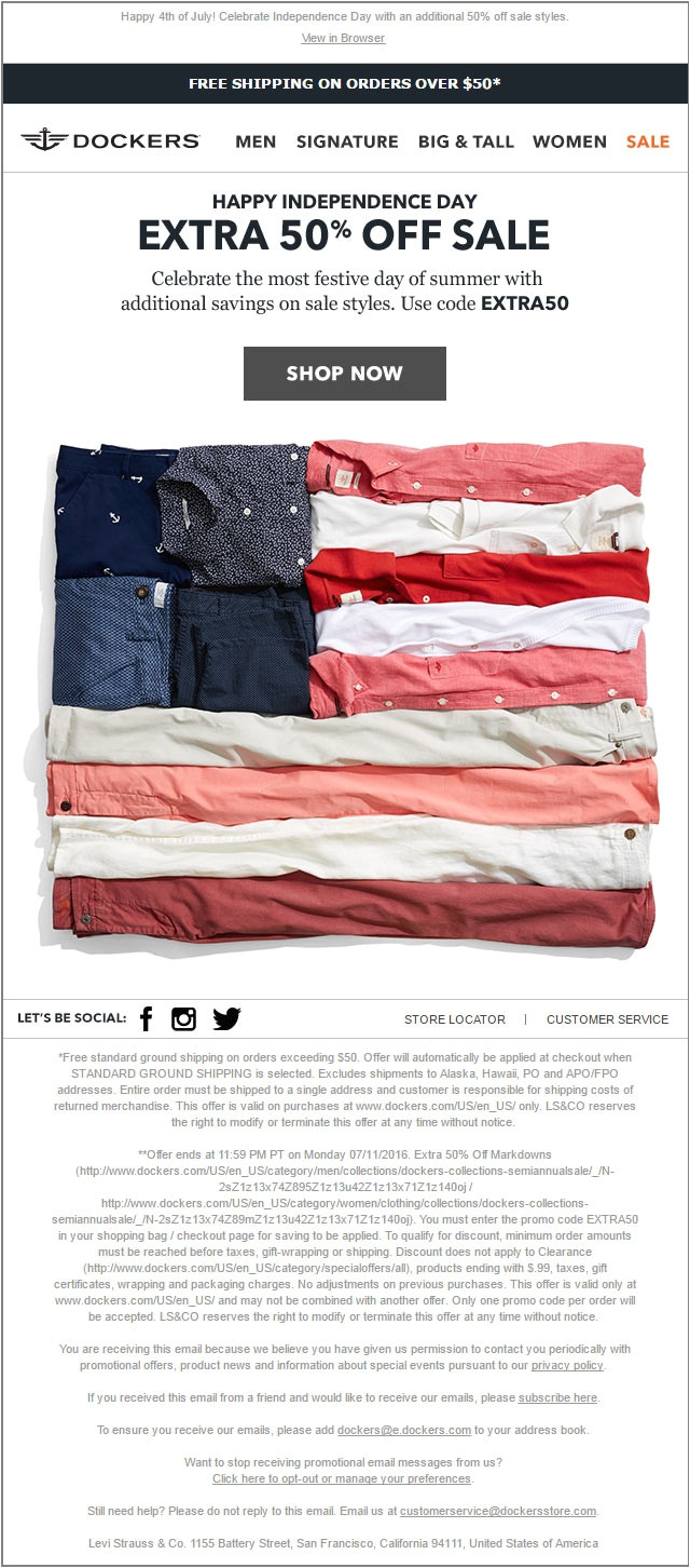 13 email inspirations fueling independence day sales