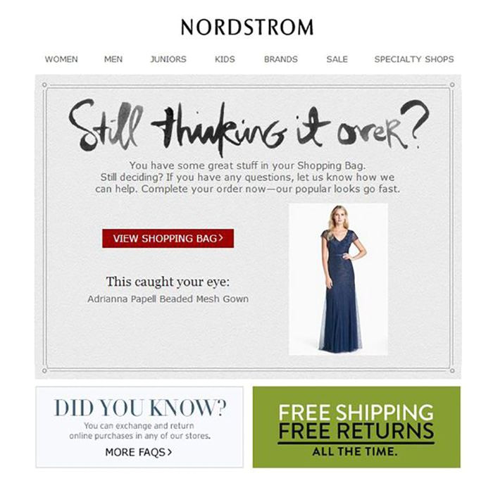 how to make your abandoned cart emails work learn from examples