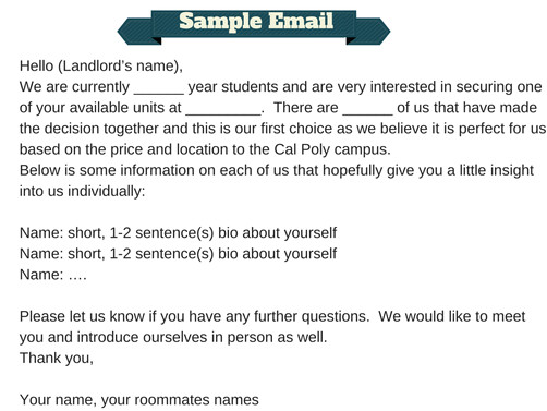 Apartment Follow Up Email Template How to Apply for An Apartment the Process Living In Slo