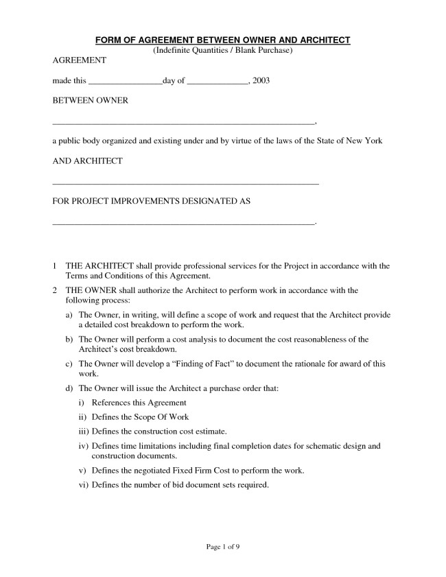 38 brilliant samples of blank contract forms