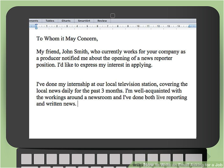 Asking for A Job Email Template How to Write An Email asking for A Job with Pictures