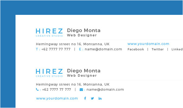 Basic HTML Email Signature Template 9 Professional Email Signature Tips with Best Template