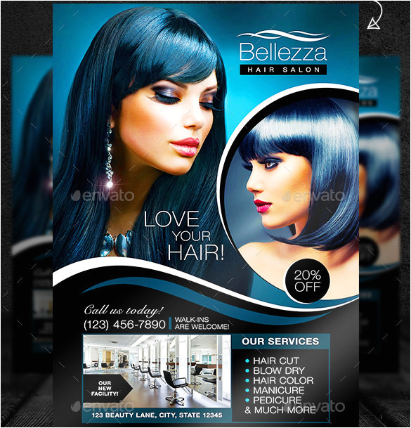 beauty salon flyer templates