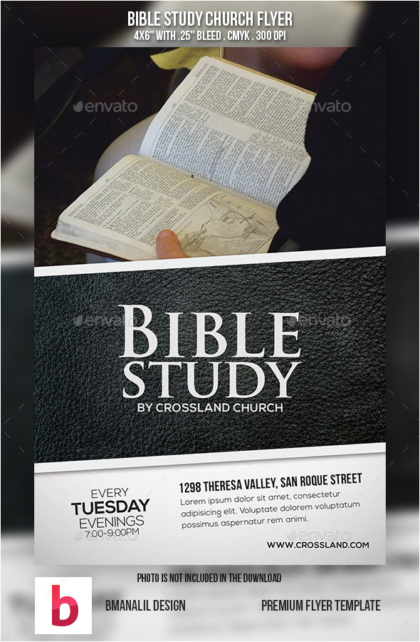 post free printable bible study flyer 242165