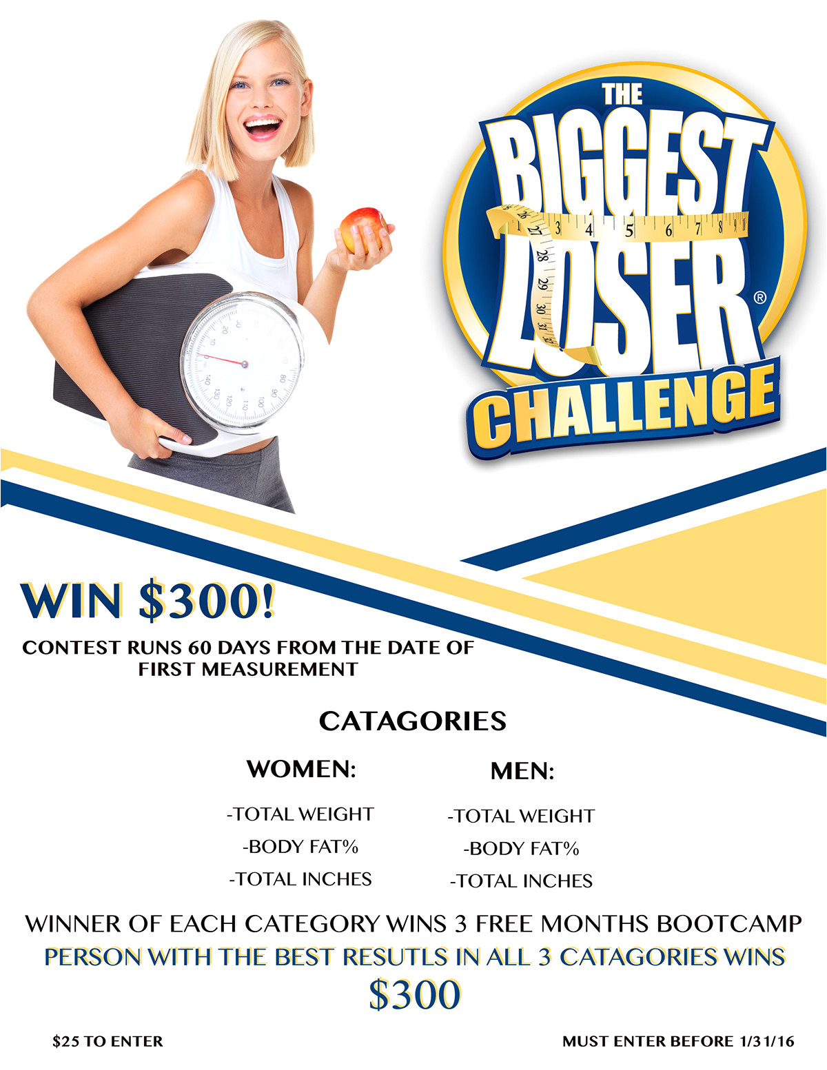 Biggest Loser Contest Flyer Template Free Samples , Examples & Format
