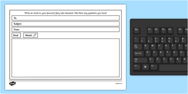 t l 2187 email a story character writing frame template