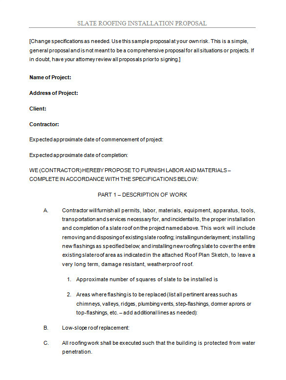Blank Roofing Contract Template 15 Roofing Contract Templates Word Pdf Google Docs