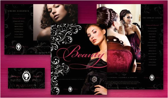dress up fashion clothing jewelry boutique marketing design templates
