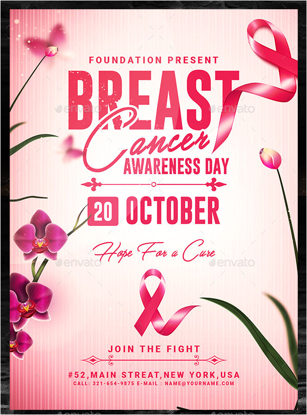 Breast Cancer Awareness Flyer Template Free 23 Cancer Awareness Flyer Templates Free Premium Download