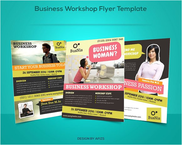 Business Promotional Flyers Templates Business Workshop Promotion Flyer Flyer Templates