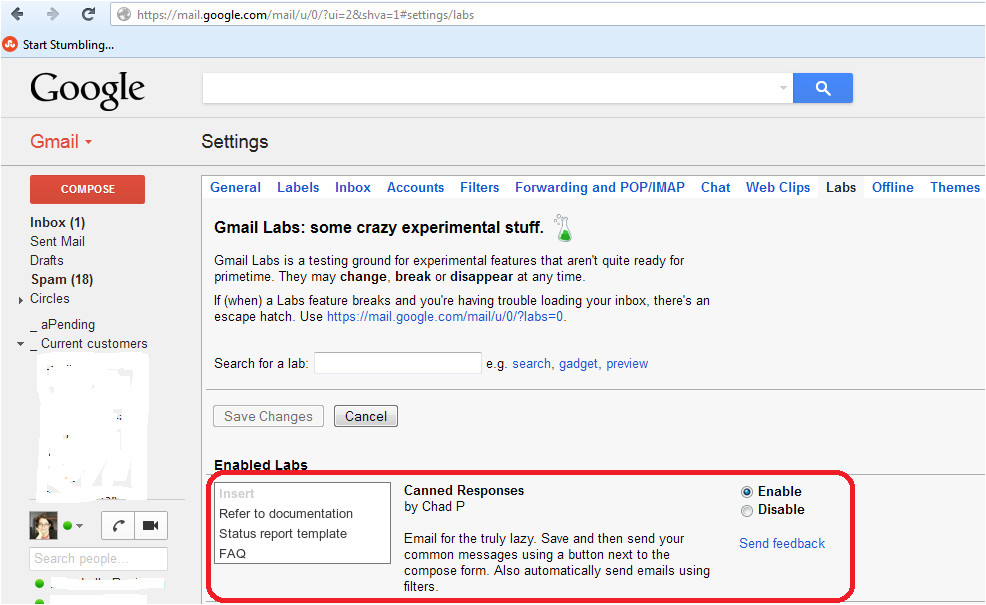 Canned Email Templates Using Canned Responses In Gmail to Create Default Email
