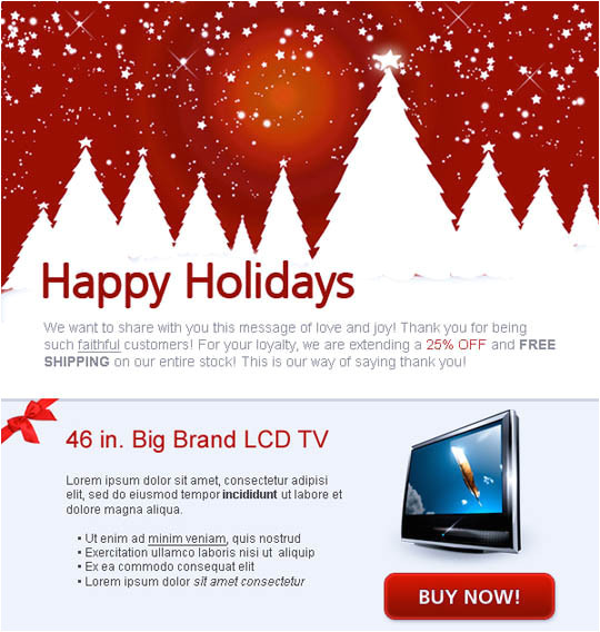 17 beautifully designed christmas email templates for marketing your products