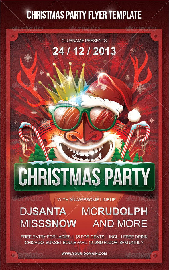 Christmas Flyers Templates Free Psd 30 Christmas Holiday Psd Ai Flyer Templates Pixel Curse