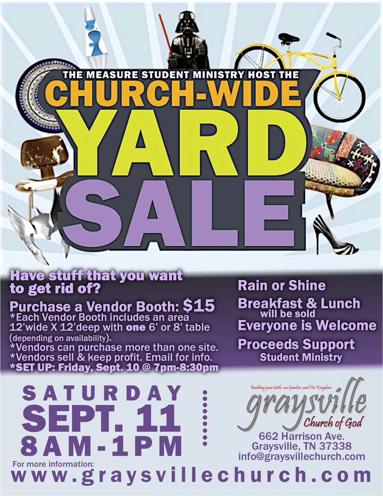 church wide yard sale