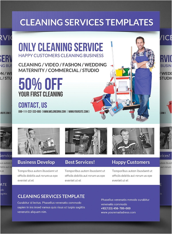 cleaning flyer
