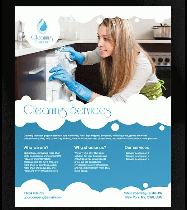 cleaning flyer
