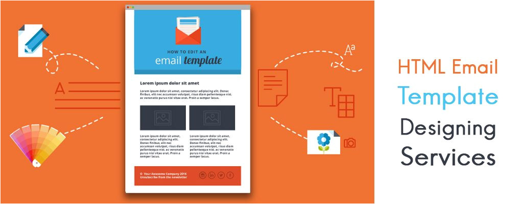 email template designing services