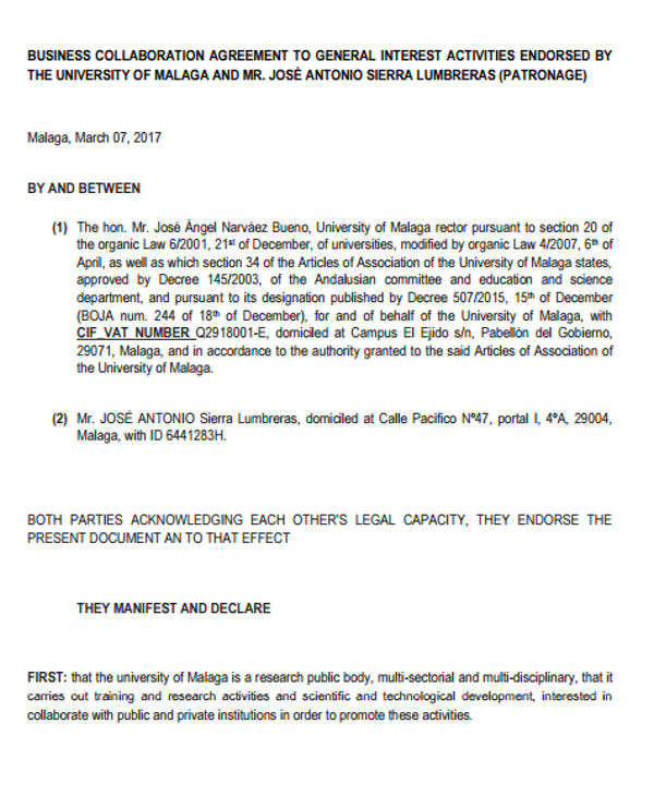 Collaboration Contract Template Collaboration Agreement Template 10 Free Apple Pages