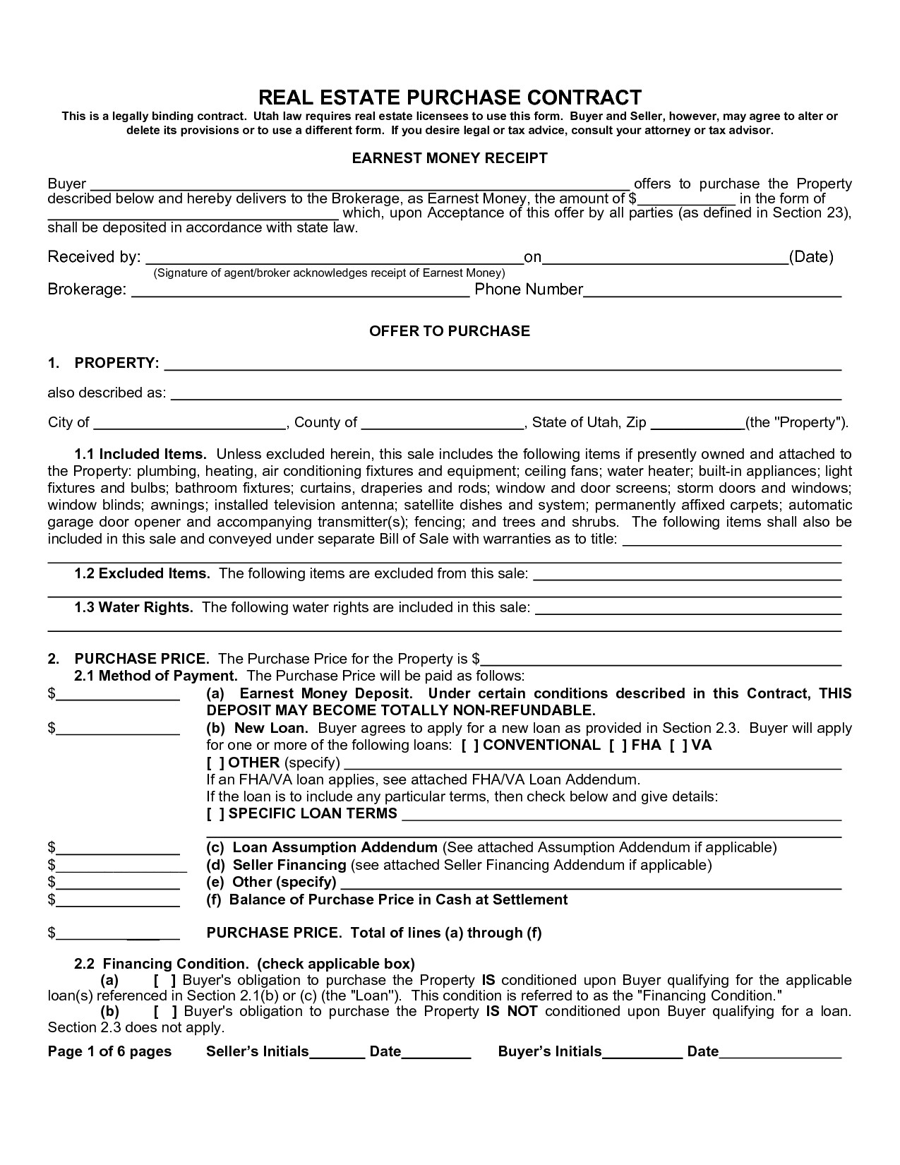 Contract for Buying A House Template Real Estate Purchase Agreement form Sample Image Gallery