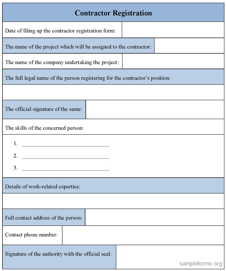 contract register template free full version free software download