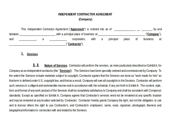 Contract Template Word 2010 15 Microsoft Word Agreement Templates Free Download