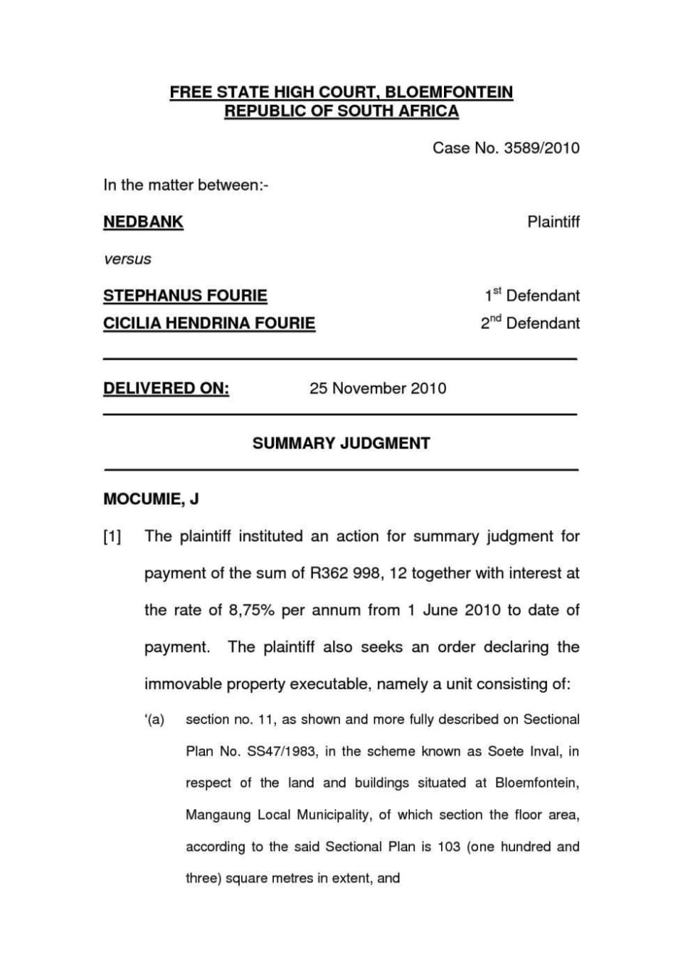 sale agreement template south africa