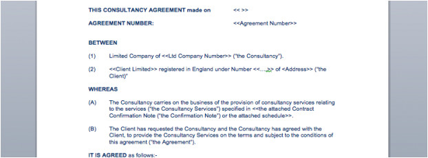 Contractor Ir35 Contract Template Ir35 Contract Template Resources for Contractors It