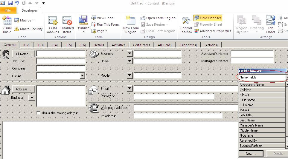 10 easy steps to customizing an outlook 2010 form