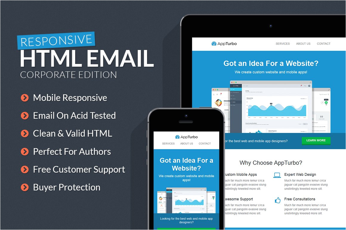219180 appturbo html email template