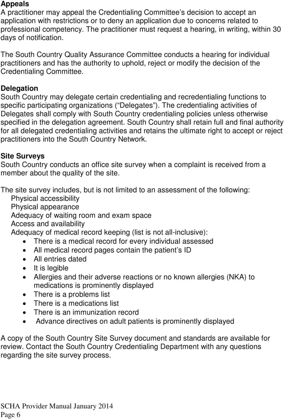 delegated credentialing agreement template