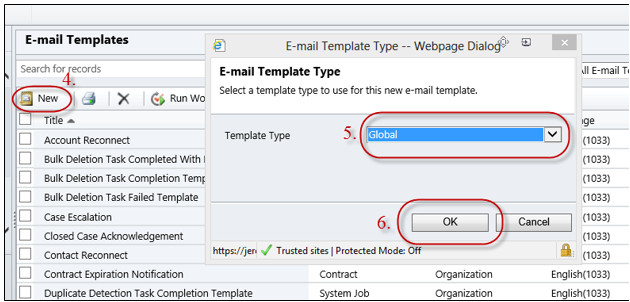email templates and mail merge