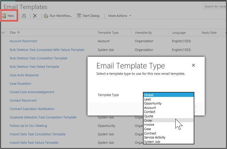 email templates and mail merge