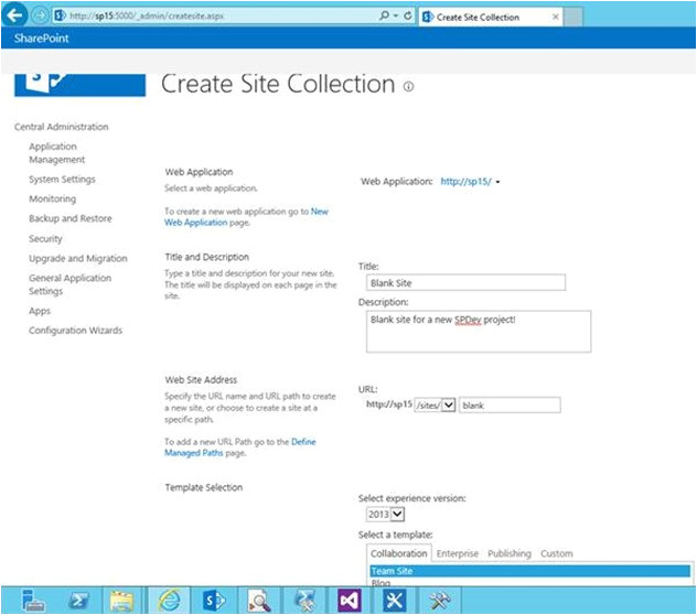 tag sharepoint 2013site template