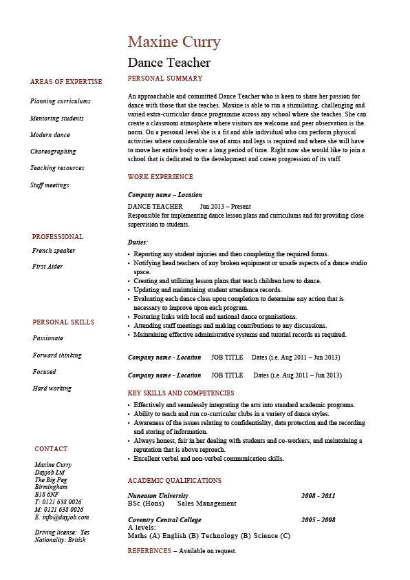 dance team contract template