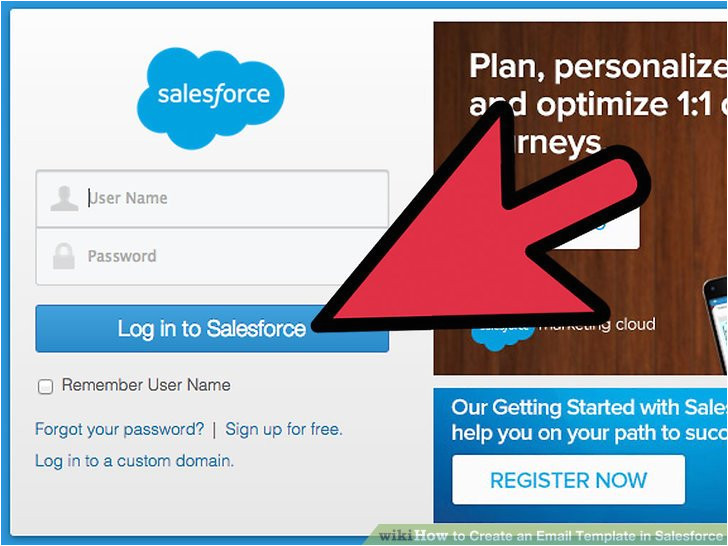 create an email template in salesforce