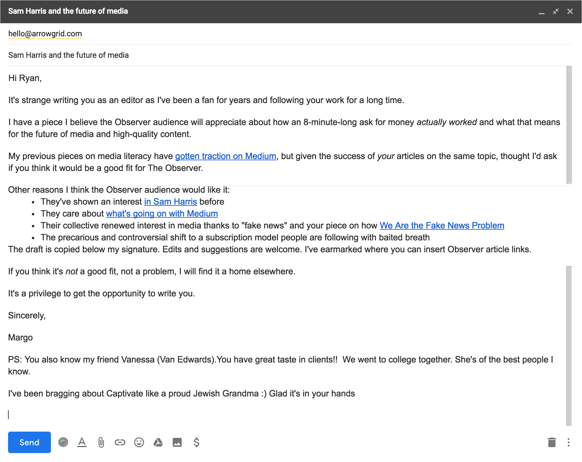 b2b cold email templates