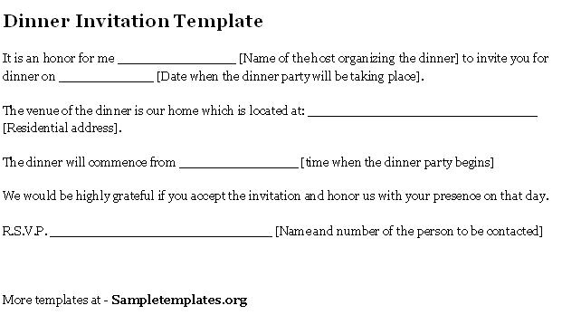 formal business invitation templates