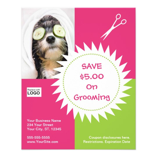 dog grooming coupon flyer 244621895318387832