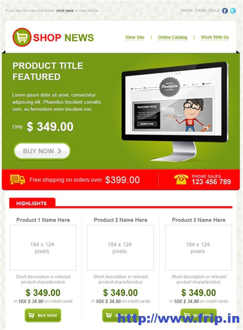 best 40 shopping ecommerce email templates