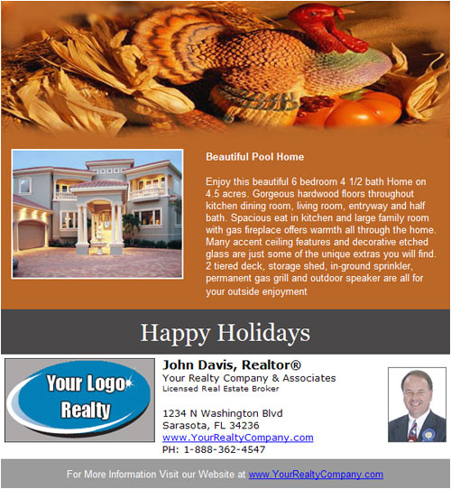real estate email flyer template tempid 50 flyer holiday count 0