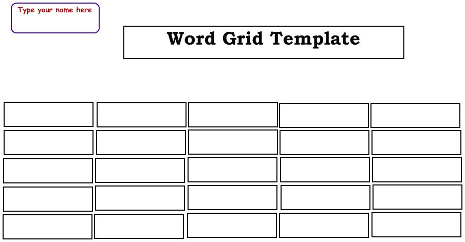 27 images of grid word business template download 7719