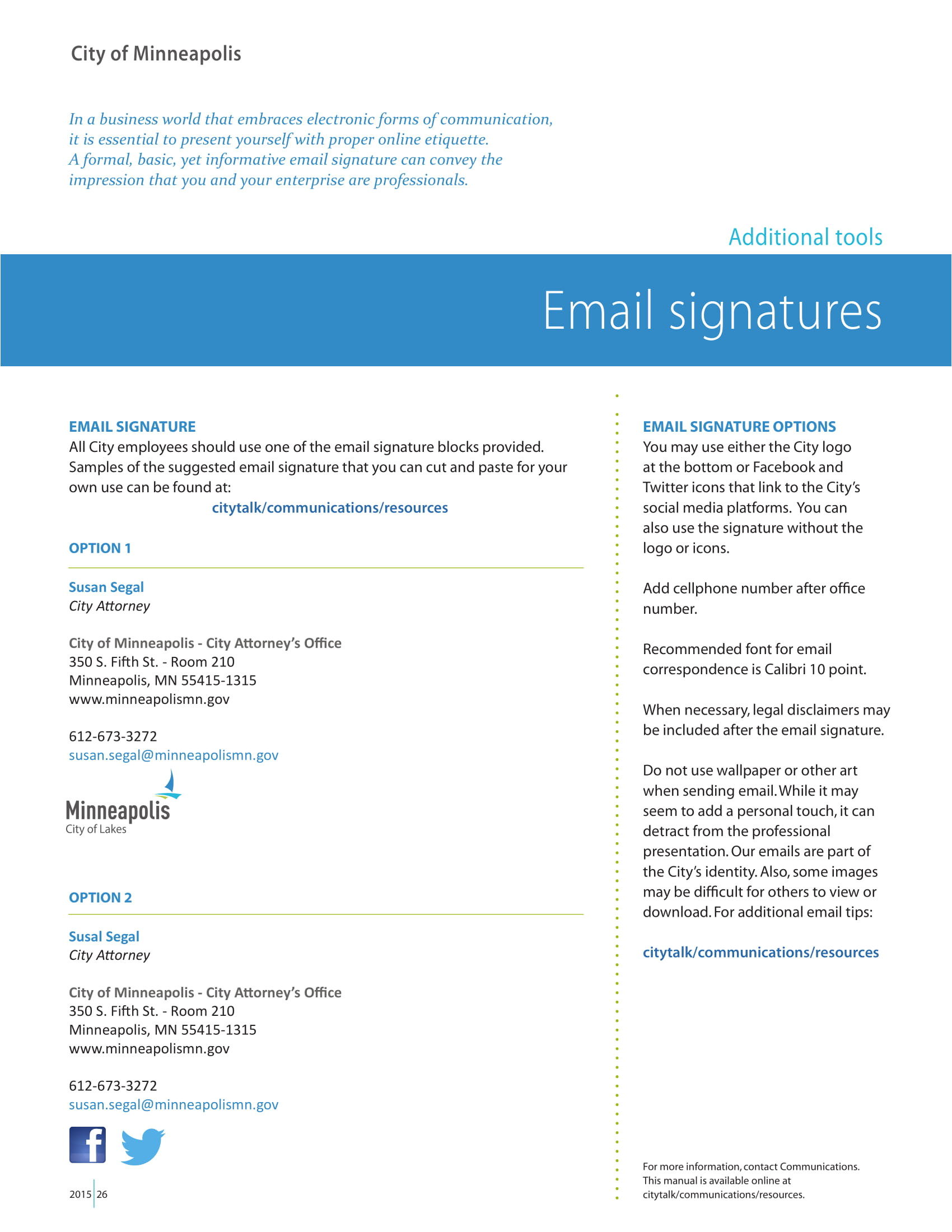email signature examples pdf